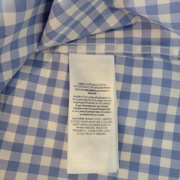 Chaps Gingham Mixed Pattern Shirt - Picture 4 of 8